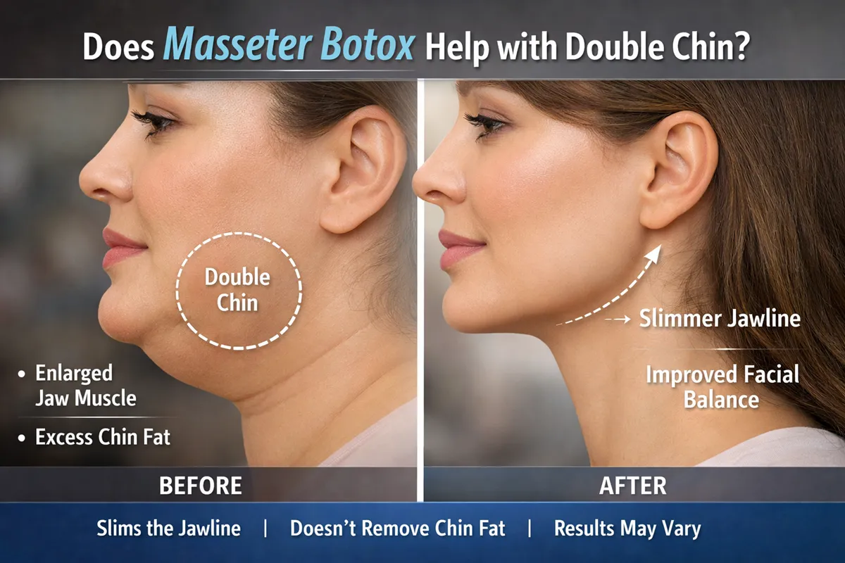 Does Masseter Botox Help With Double Chin?