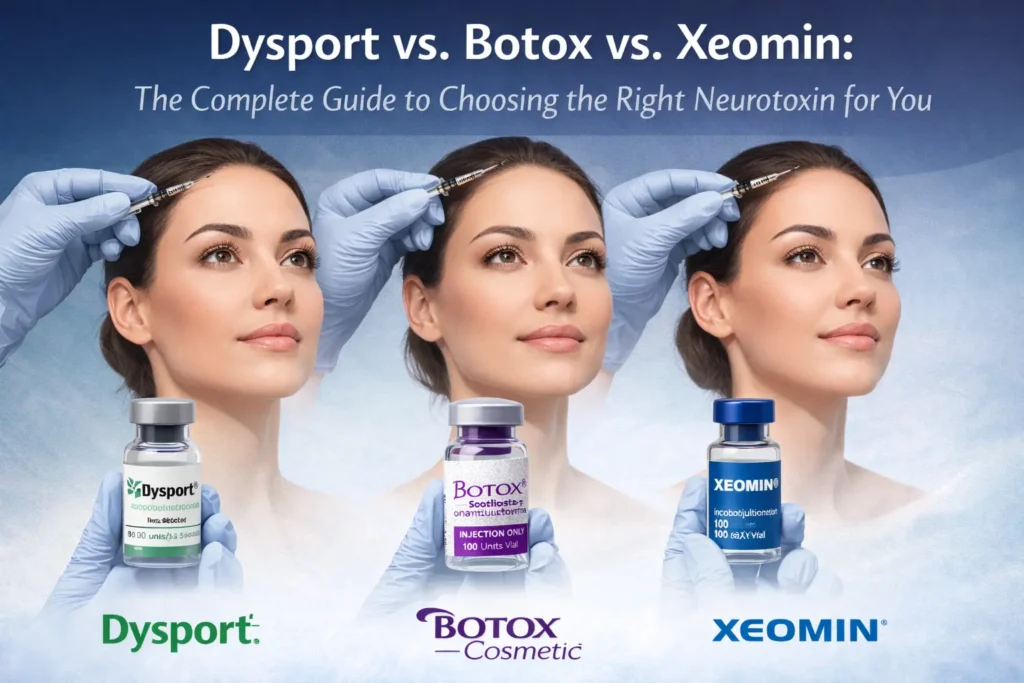 Dysport vs. Botox vs. Xeomin
